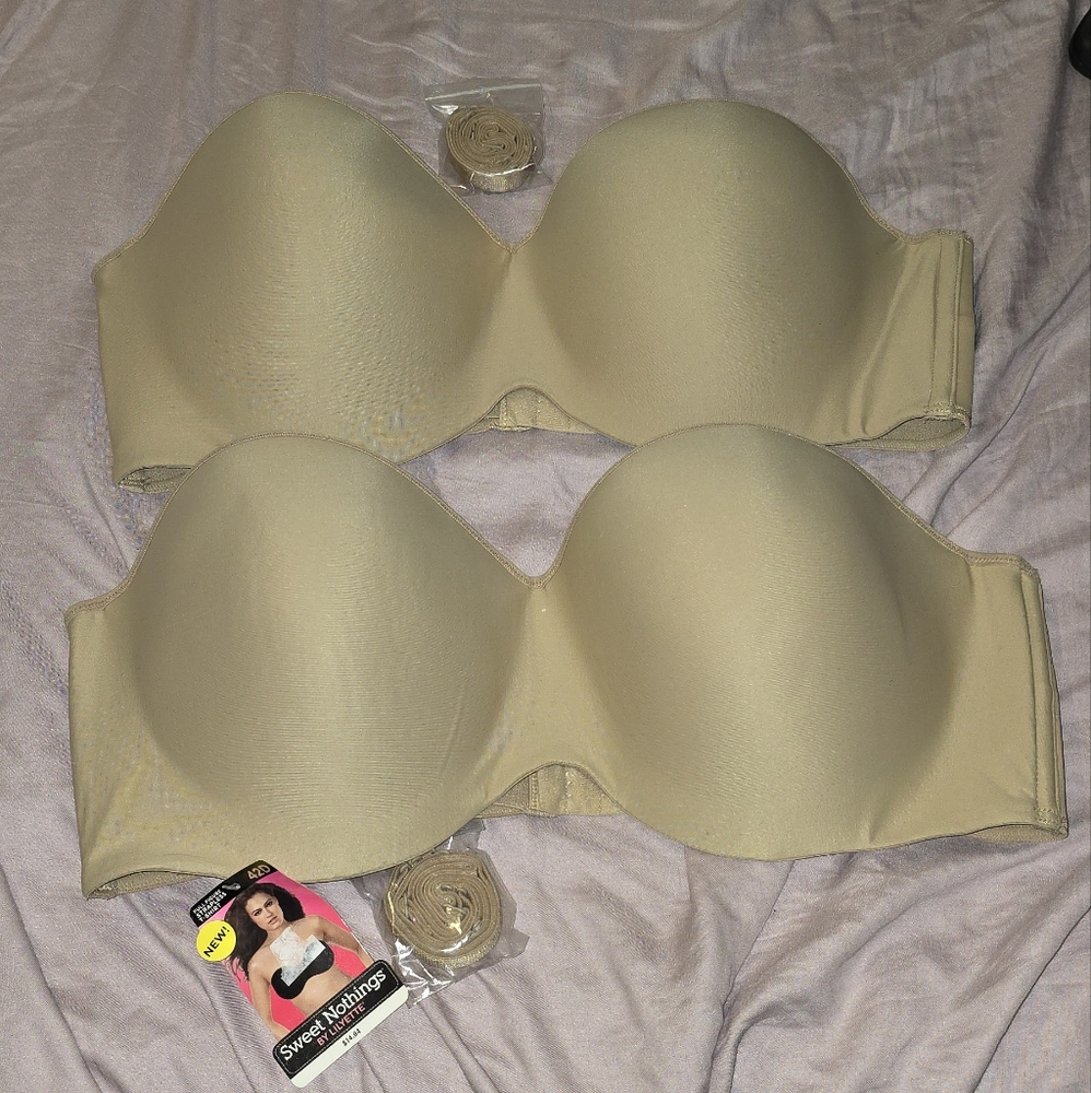 Sweet Nothing Seamless Strapless Bra in Cream